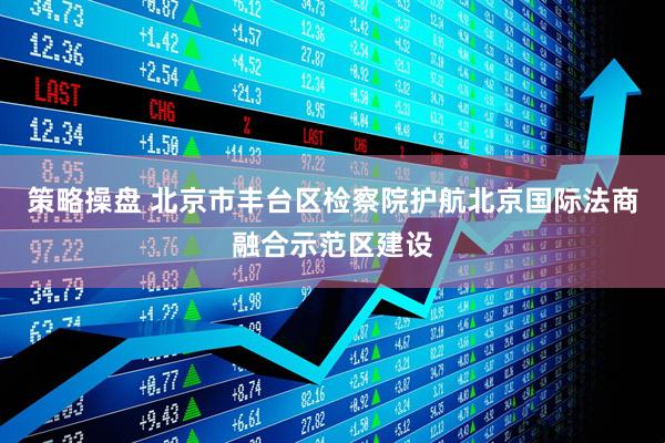 策略操盘 北京市丰台区检察院护航北京国际法商融合示范区建设